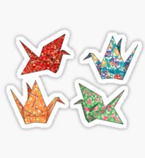 Paper Crane Sticker