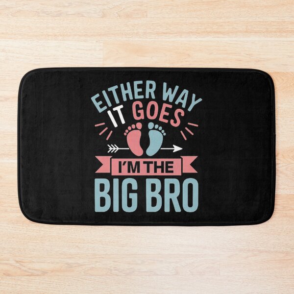 Item preview, Either Way It Goes I'm The Big Bro Gender Reveal Party Baby designed and sold by love3617.