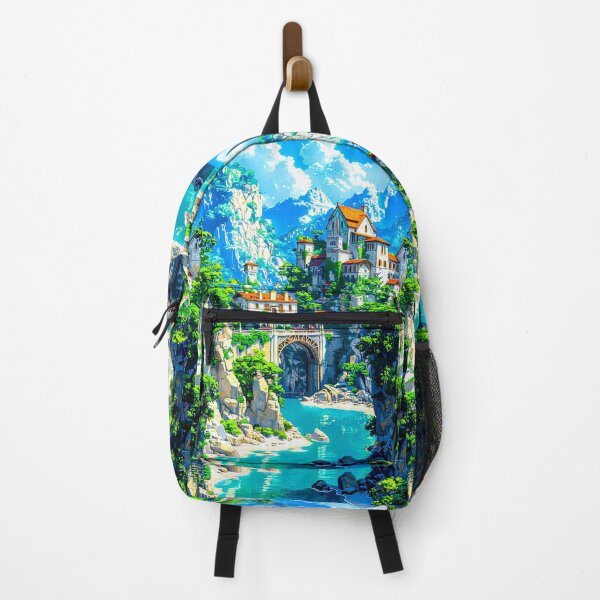 Item preview, Majestic Castle by the River – A Timeless View designed and sold by Artistic canvas store.