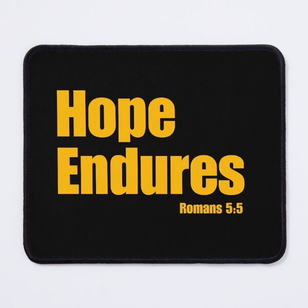 Item preview, Hope Endures Romans 5:5 - Christian Scripture designed and sold by MoriaStore.