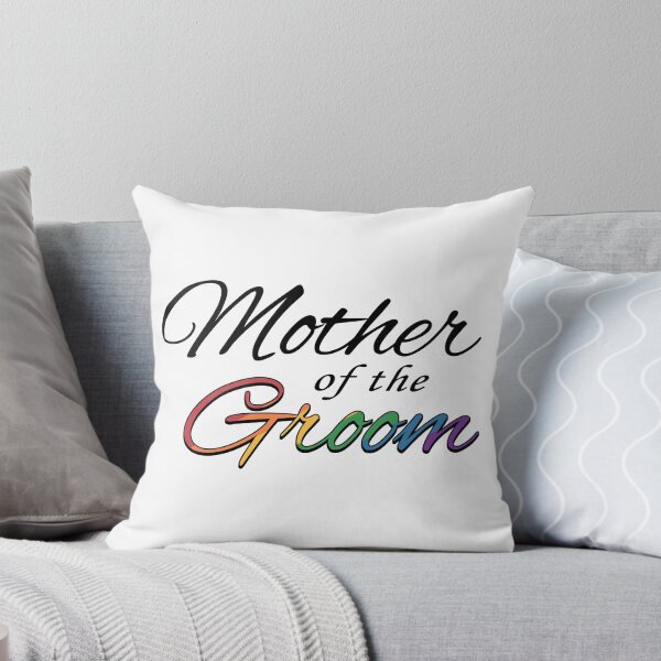 Item preview, Gay Pride Mother of the Groom Typography in Rainbow Colors designed and sold by LiveLoudGraphic.