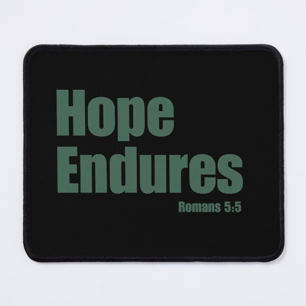 Item preview, Hope Endures, Christian Quotes designed and sold by MoriaStore.