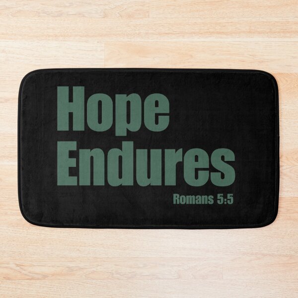 Item preview, Hope Endures, Christian Quotes designed and sold by MoriaStore.