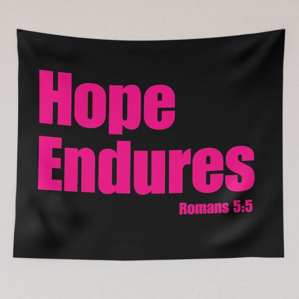 Item preview, Hope Endures, Faith Quotes designed and sold by MoriaStore.