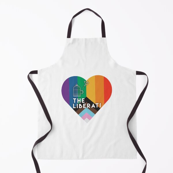 Item preview, The Liberati Logo Intersectional Pride Flag Heart designed and sold by The Liberati Store.
