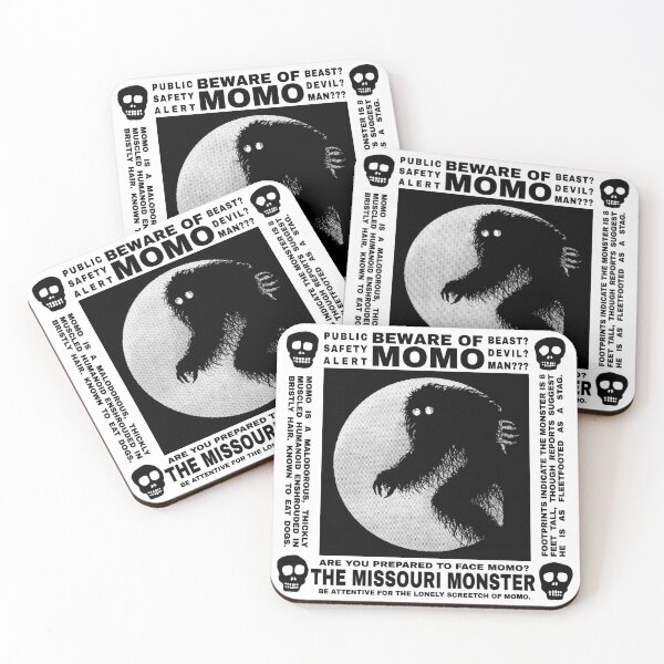 Item preview, BEWARE OF MOMO! THE MISSOURI MONSTER designed and sold by Brady Quarles.