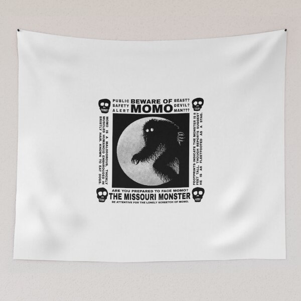 Item preview, BEWARE OF MOMO! THE MISSOURI MONSTER designed and sold by Brady Quarles.