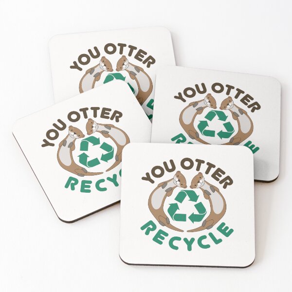 Item preview, You Otter Recycle Ecology Earth Day Animal designed and sold by jaygo.