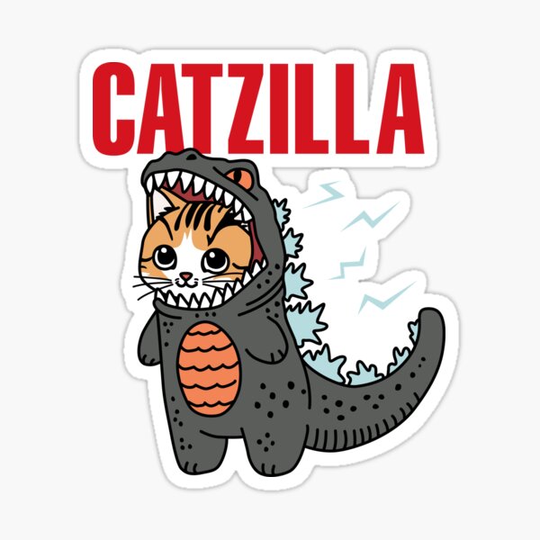 Item preview, Cute Kitty Catzilla designed and sold by NQArtist.