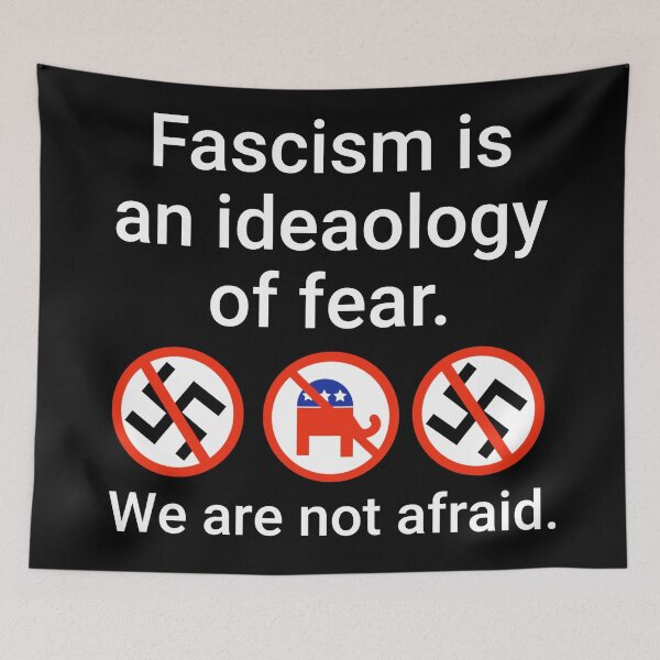 Item preview, We are unafraid anti fascism design  designed and sold by Rachel the Artist .