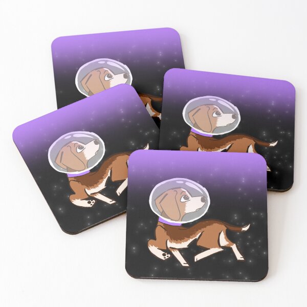 Item preview, Earth to Space Beagle! designed and sold by pinkpawsdraws.