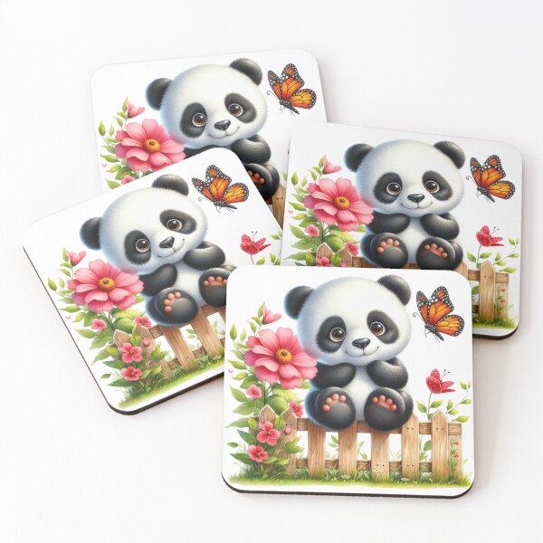 Item preview, Cute panda enjoying spring! designed and sold by fribabywonder.