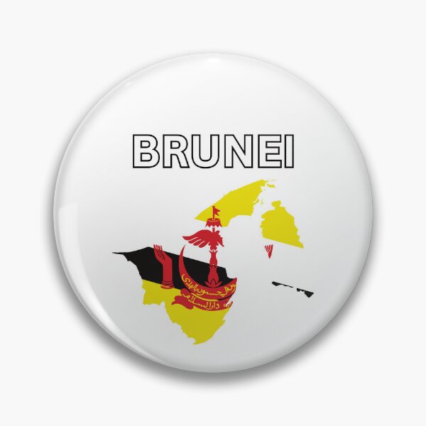 Item preview, Brunei flag map designed and sold by atomstartup.