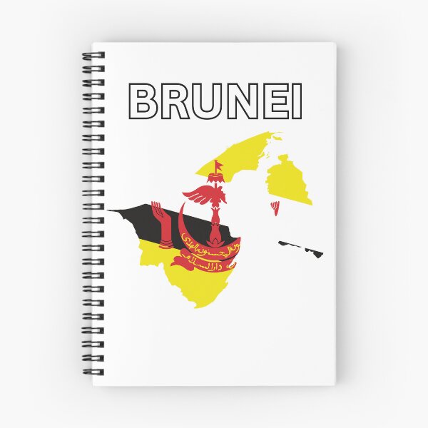 Item preview, Brunei flag map designed and sold by atomstartup.
