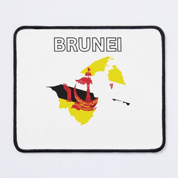Item preview, Brunei flag map designed and sold by atomstartup.