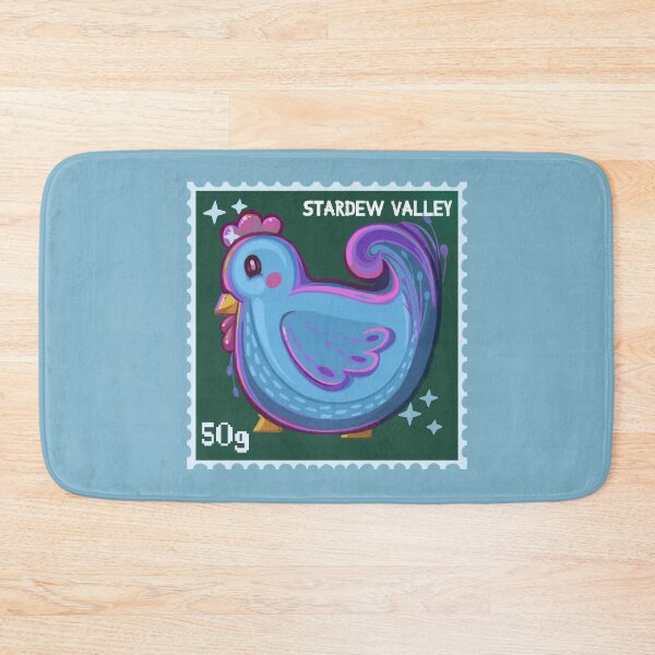 Item preview, Blue Hen / Chicken Chibi Stardew Valley Fanart Stamp designed and sold by Savi Singh.