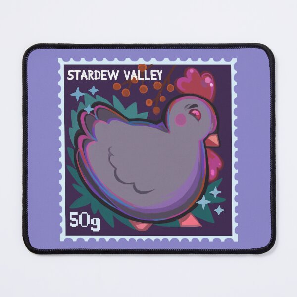 Item preview, Void Hen / Chicken Chibi Stardew Valley Fanart Stamp designed and sold by Savi Singh.