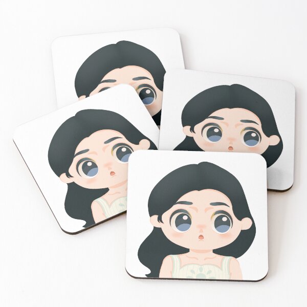 Item preview, A cute girl with wide-eyed wonder designed and sold by noreen602.