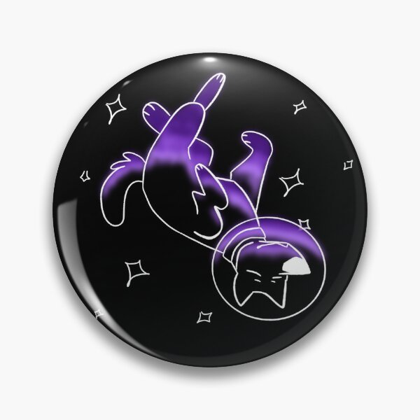 Item preview, Glowy Purple Light Bubble Space dog doodle  designed and sold by pinkpawsdraws.