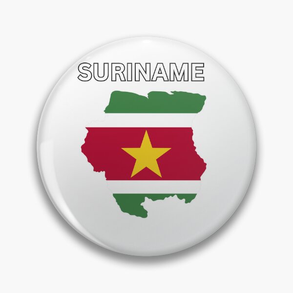 Item preview, Suriname flag map designed and sold by atomstartup.