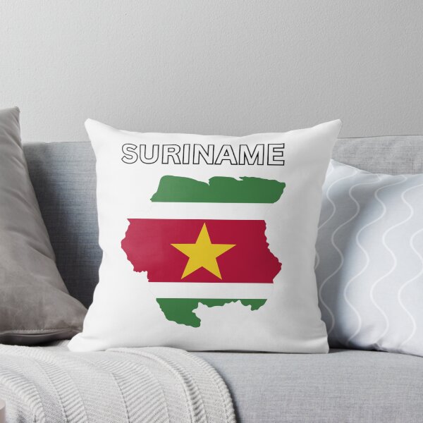 Item preview, Suriname flag map designed and sold by atomstartup.