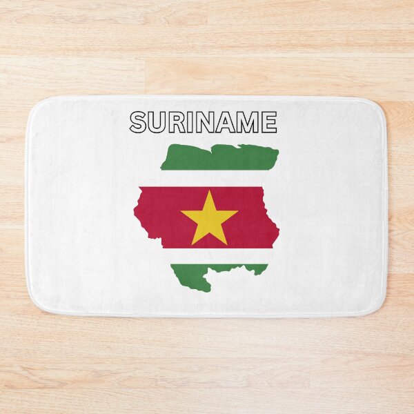 Item preview, Suriname flag map designed and sold by atomstartup.