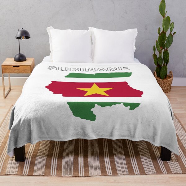 Item preview, Suriname flag map designed and sold by atomstartup.