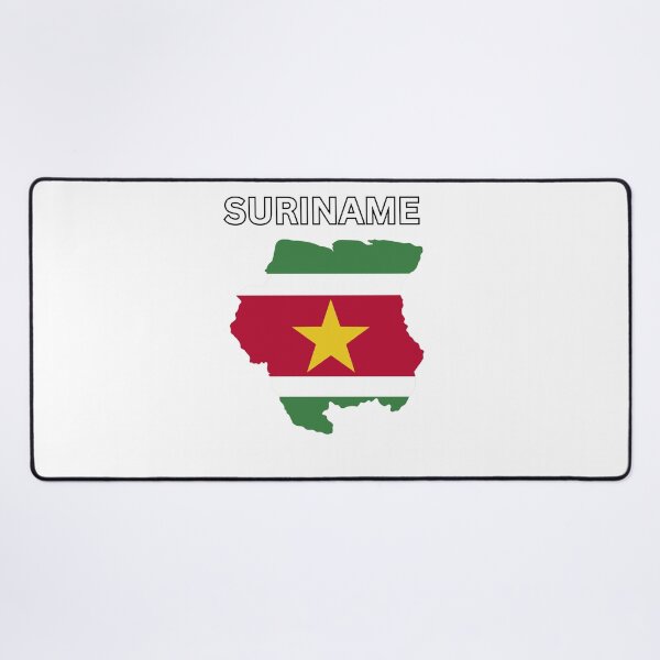 Item preview, Suriname flag map designed and sold by atomstartup.