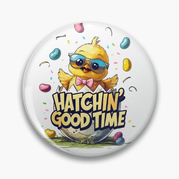 Item preview, Hatchin Good Time Baby Chick design designed and sold by 80ssinto90s.