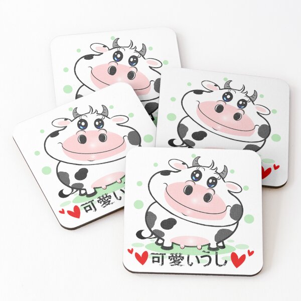 Item preview, Cute cow keeps smiling on her face  designed and sold by Shirley cute art .