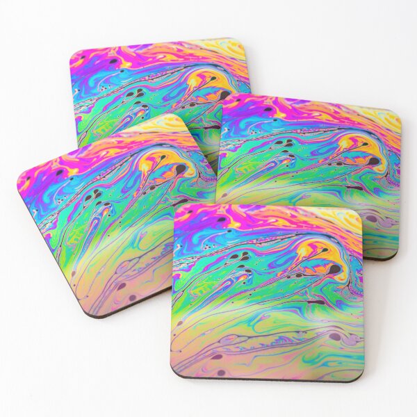 Item preview, Colorful soap bubbles in macro - Abstract designed and sold by TodoBonito.