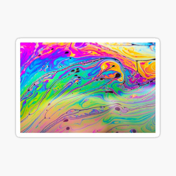 Item preview, Colorful soap bubbles in macro - Abstract designed and sold by TodoBonito.