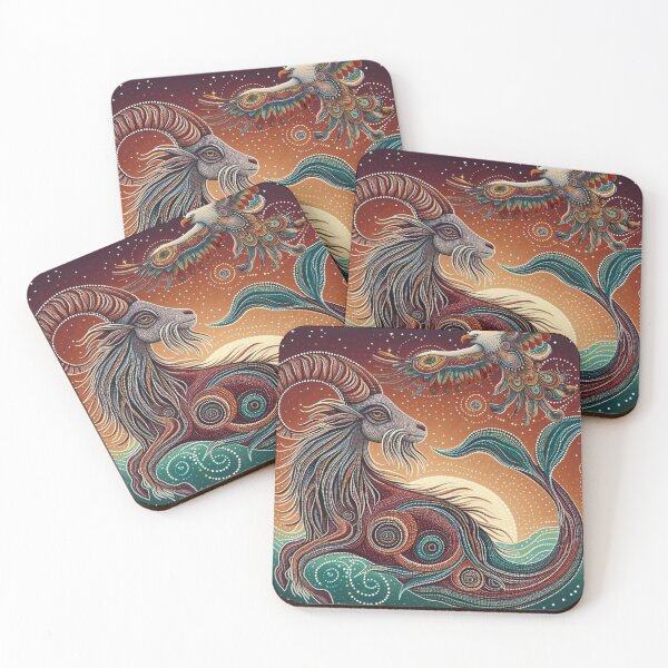 Item preview, Capricorn Zodiac Aboriginal Art designed and sold by Kjahli.