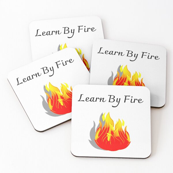 Item preview,  Learn By Fire in black designed and sold by KATKattalestv.