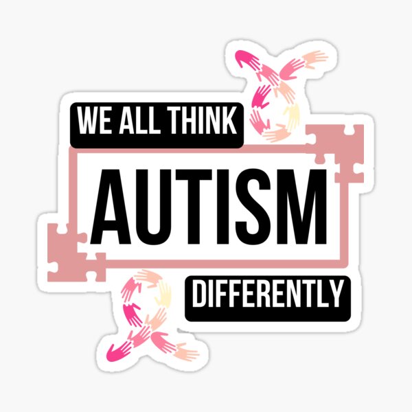 Item preview, Autism: We All Think Differently designed and sold by ArtDesignTp.