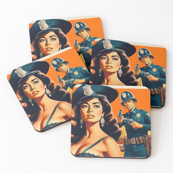 Item preview, Vintage Police Woman designed and sold by PulpVintage.