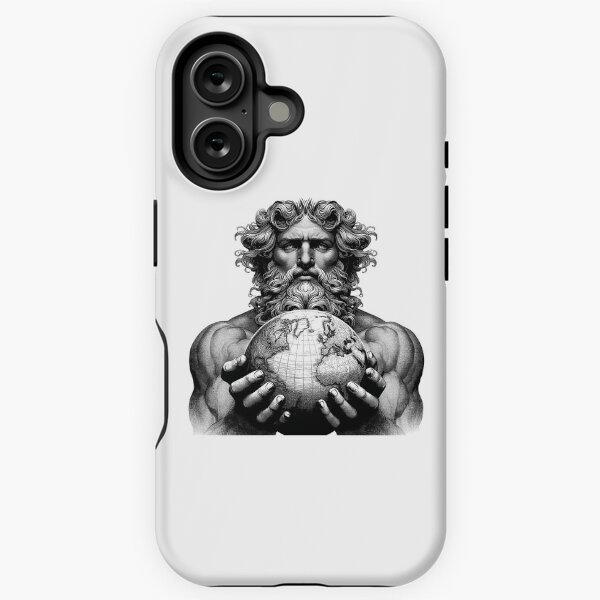 Item preview, Portrait of Atlas Holding the Earth designed and sold by NTGUILTY.