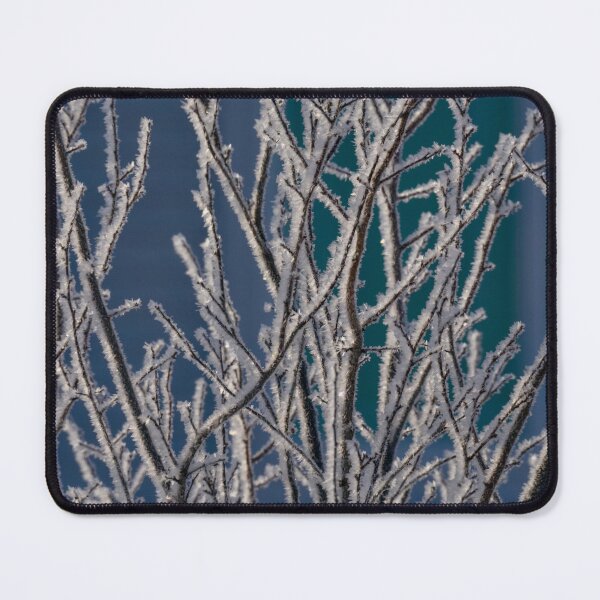 Item preview, Frost on branches on cold morning designed and sold by Cblifeisgood.