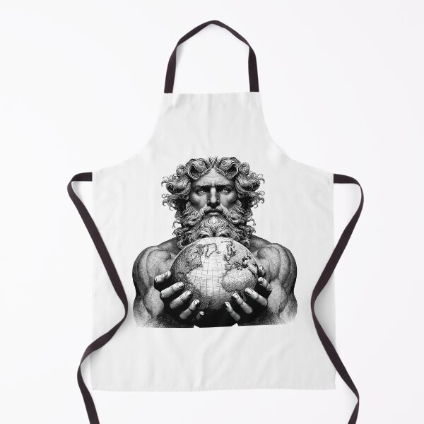 Item preview, Portrait of Atlas Holding the Earth designed and sold by NTGUILTY.