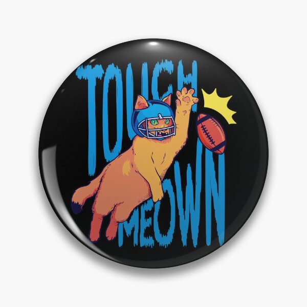 Item preview, Cat Playing Football Touch Meown designed and sold by GabrieSketcham.