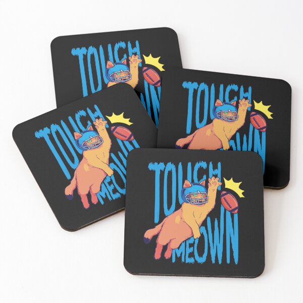 Item preview, Cat Playing Football Touch Meown designed and sold by GabrieSketcham.
