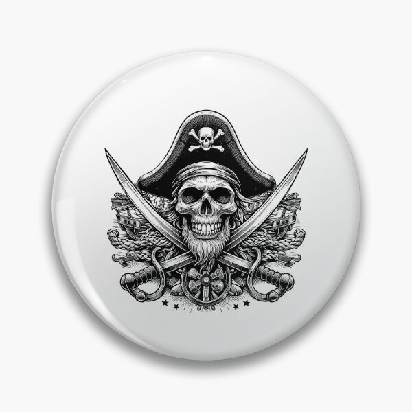 Item preview, Jaw-Dropping Skull and Crossbones Jolly Roger Picture designed and sold by NTGUILTY.