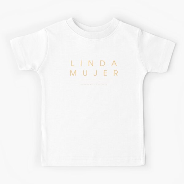 Vista previa del artículo con la obra «Linda Mujer Gold», diseñado y vendido por UNK-Fatigues.