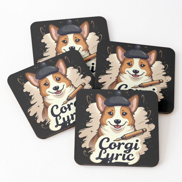Item preview, Modern Poet Corgi – Corgi Lyric Thoughtful Expression designed and sold by zoughlal.