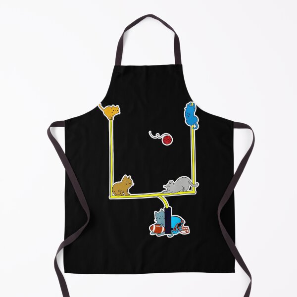 Item preview, Cats Playing American Football Goal Post designed and sold by GabrieSketcham.