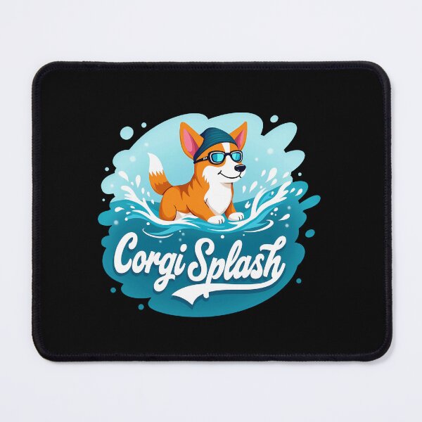 Item preview, Synchronized Swimmer Corgi – Corgi Splash Aquatic Harmony designed and sold by zoughlal.
