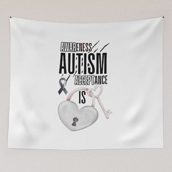 Item preview, Autism Awareness & Acceptance is the Key designed and sold by ArtDesignTp.