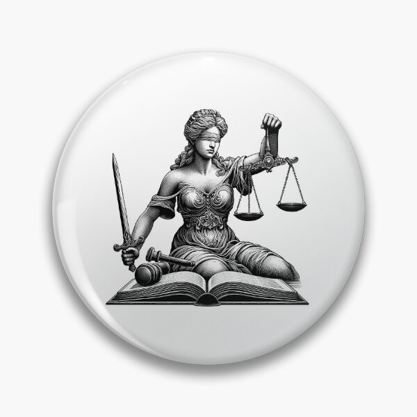 Item preview, Portrait of Lady Justice Art designed and sold by NTGUILTY.