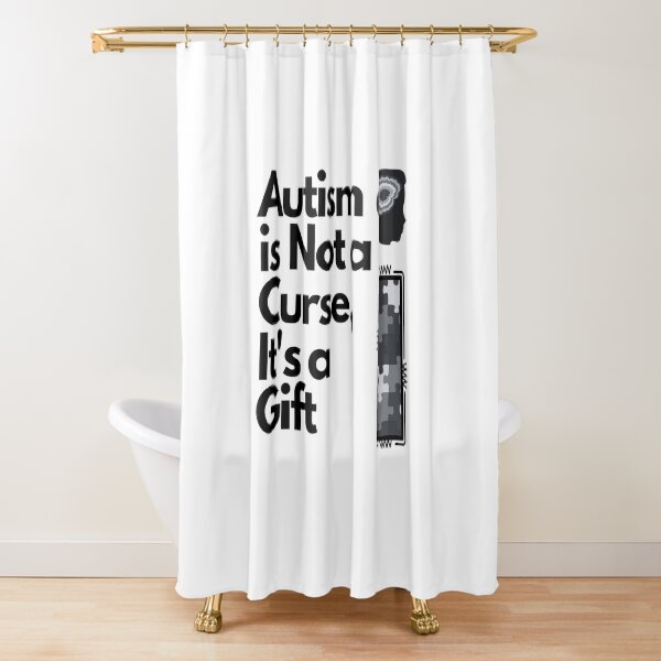 Item preview, Autism is Not a Curse, It's a Gift designed and sold by ArtDesignTp.