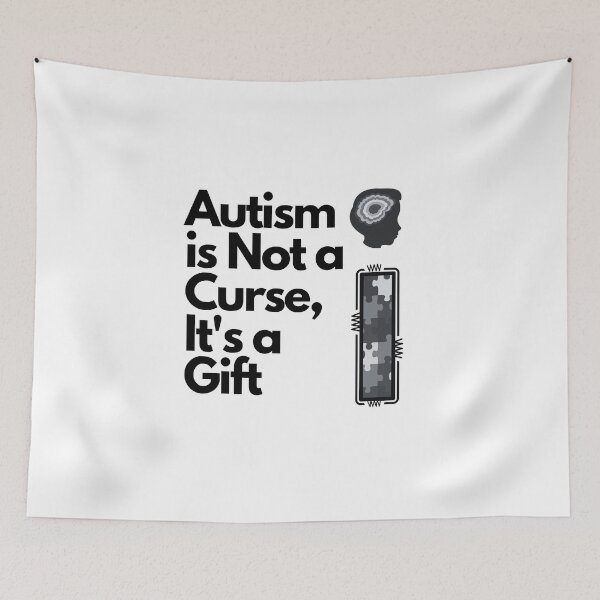 Item preview, Autism is Not a Curse, It's a Gift designed and sold by ArtDesignTp.
